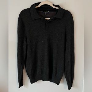 Men’s Club Room Collared Wool sweater
